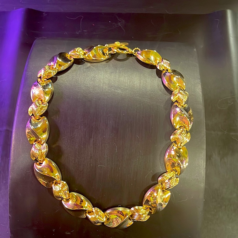 Vintage Gold Designer Statement Choker